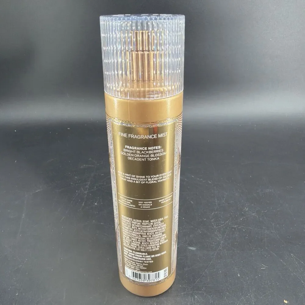 ONE Bath & Body Works TOUCH OF GOLD  Fine Fragrance Mist Spray 8 oz NEW!